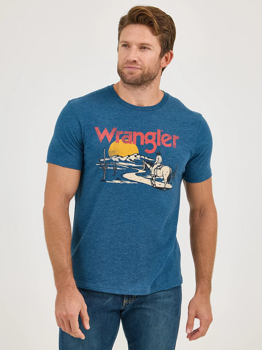112361644 Men's Cowboy Desert Graphic T-Shirt