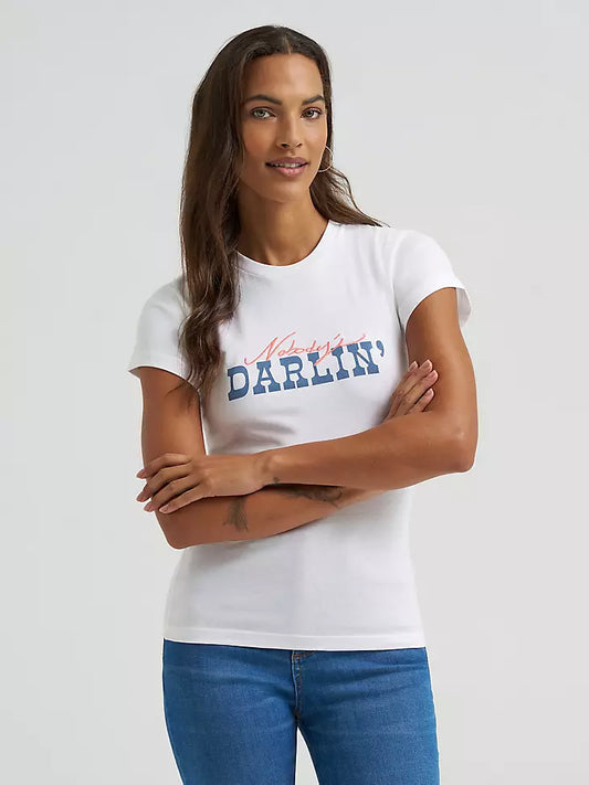 112372980 WOMEN'S NOBODY'S SHRUNKEN BAND TEE
