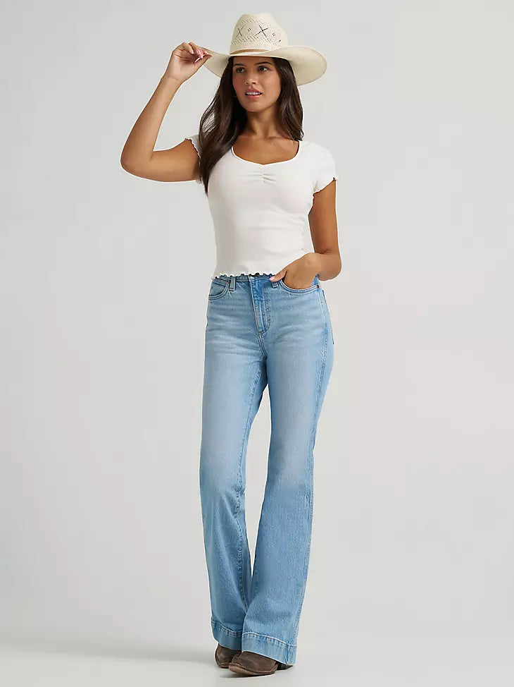 112375245 WOMEN'S WRANGLER RETRO BAILEY HIGH RISE TROUSER JEAN