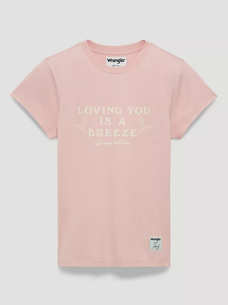 112375646 LAINEY WILSON X WRANGLER BREEZE SHRUNKEN BAND TEE