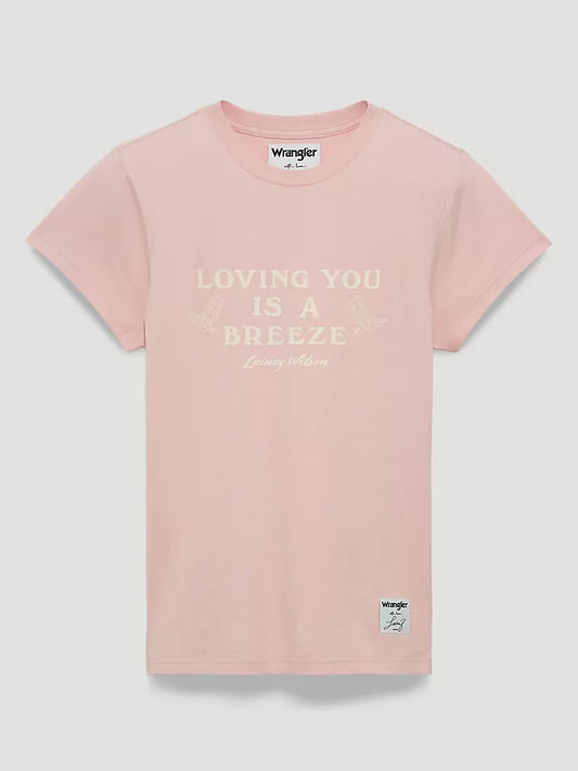 112375646 LAINEY WILSON X WRANGLER BREEZE SHRUNKEN BAND TEE