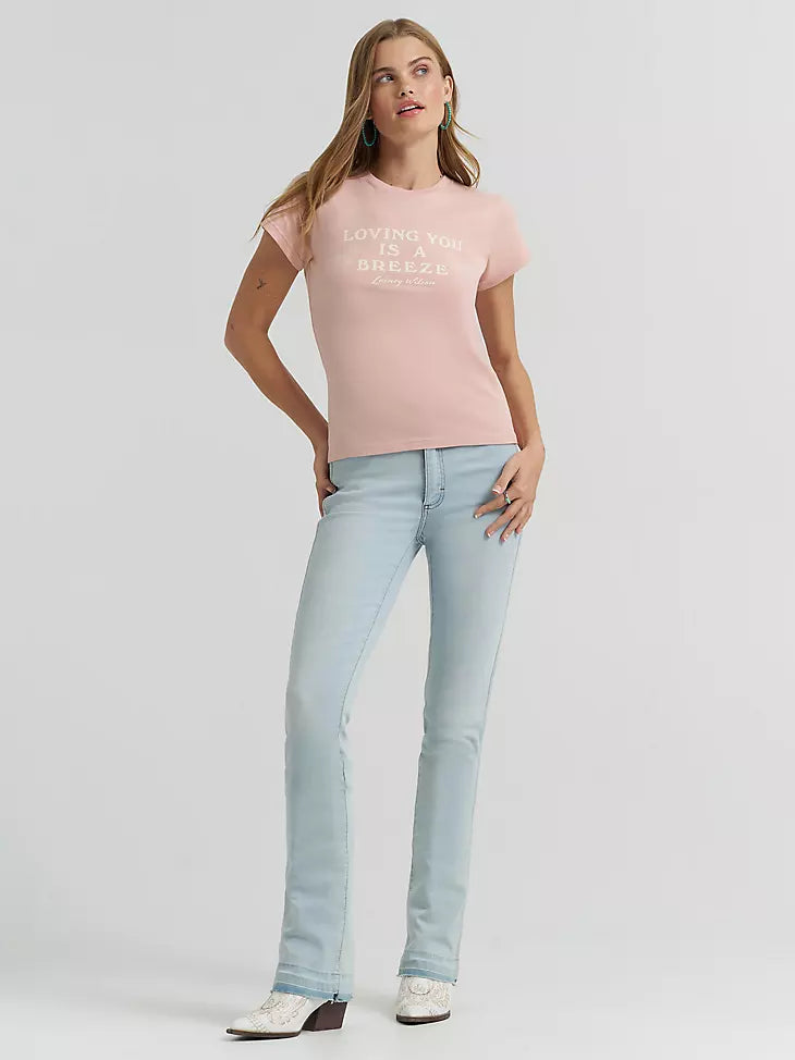 112375646 LAINEY WILSON X WRANGLER BREEZE SHRUNKEN BAND TEE
