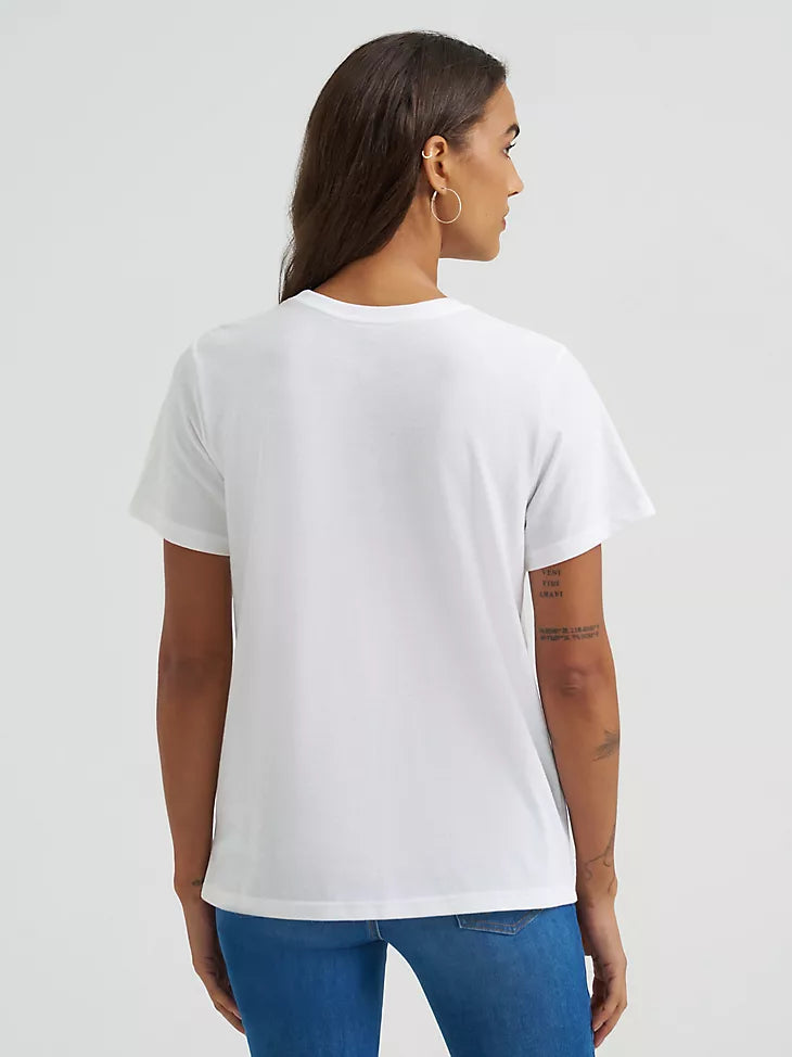 112375849 SPRINTING COWGIRL REG FIT GRAPHIC TEE