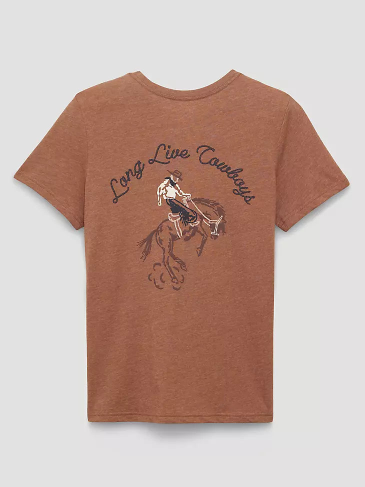 112375852 BUCKING BACK GRAPHIC REG FIT GRAPHIC TEE
