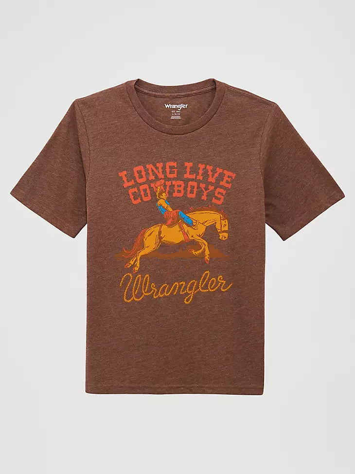 112375915 BOY'S RIDING COWBOY GRAPHIC T-SHIRT