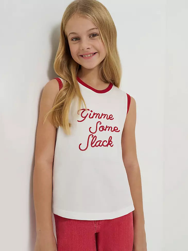 112380478 GIRL'S LAINEY WILSON X WRANGLER GIMME SOME SLACK TANK