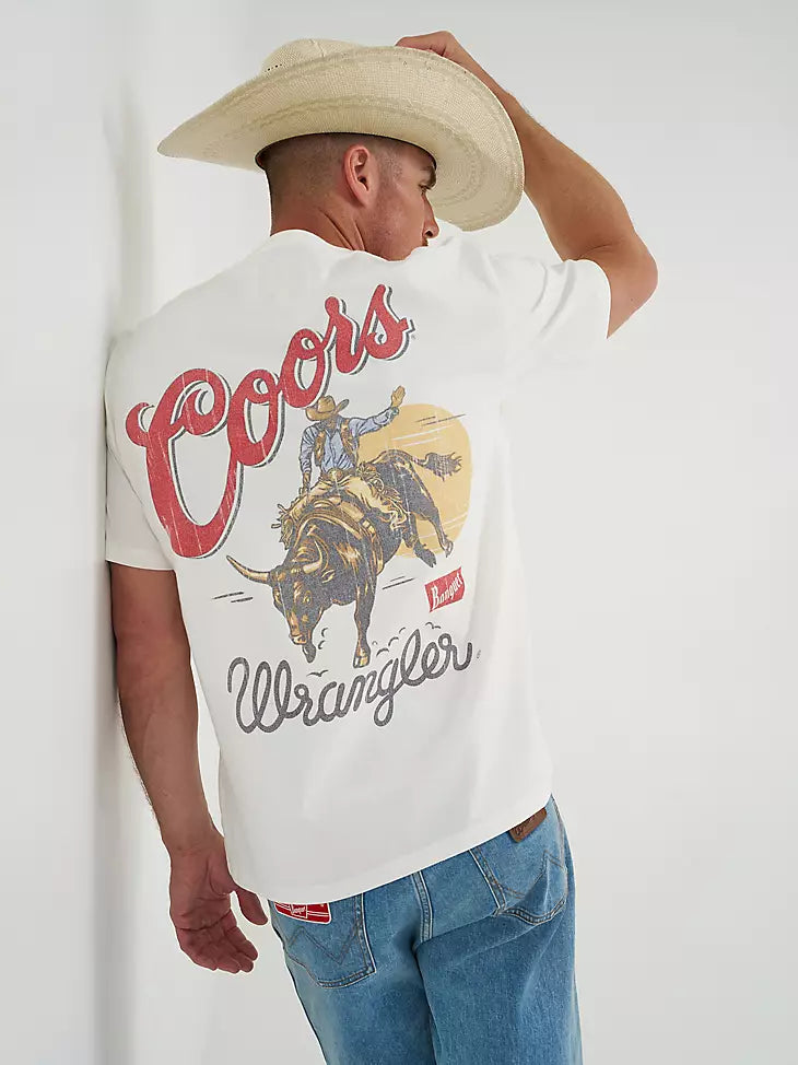 112383048 WRANGLER X COORS FADED T-SHIRT