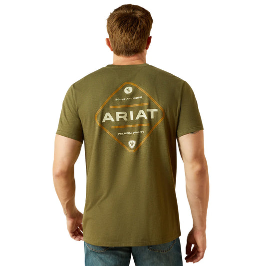 10062414 MNS Ariat Roped Diamond T-Shirt
