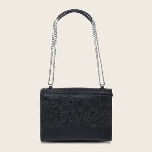 DU688 CUADRA LD BLACK STINGRAY EMBRODERY BAG