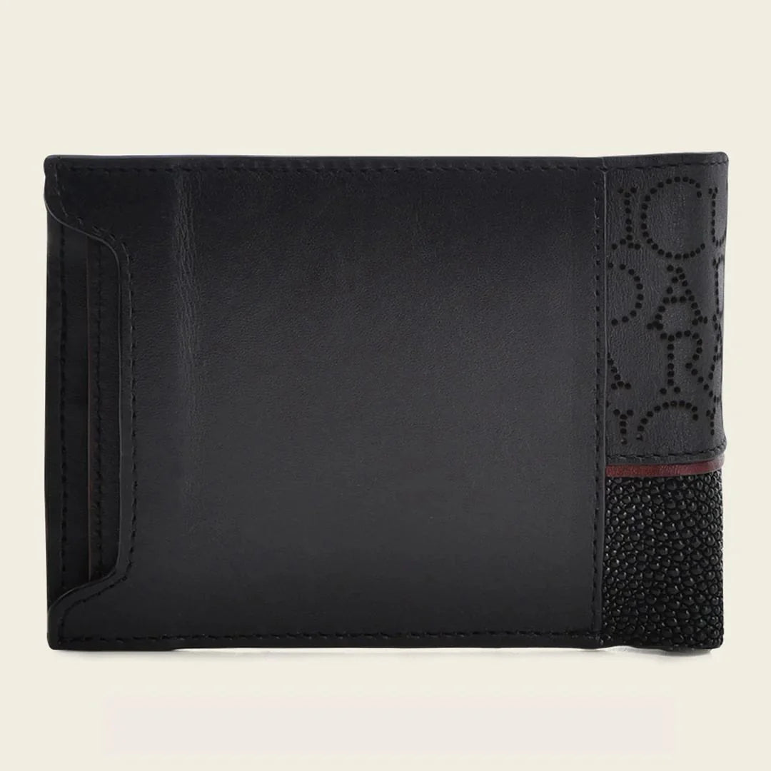 DU709 CUADRA WALLET STINGRAY BLACK
