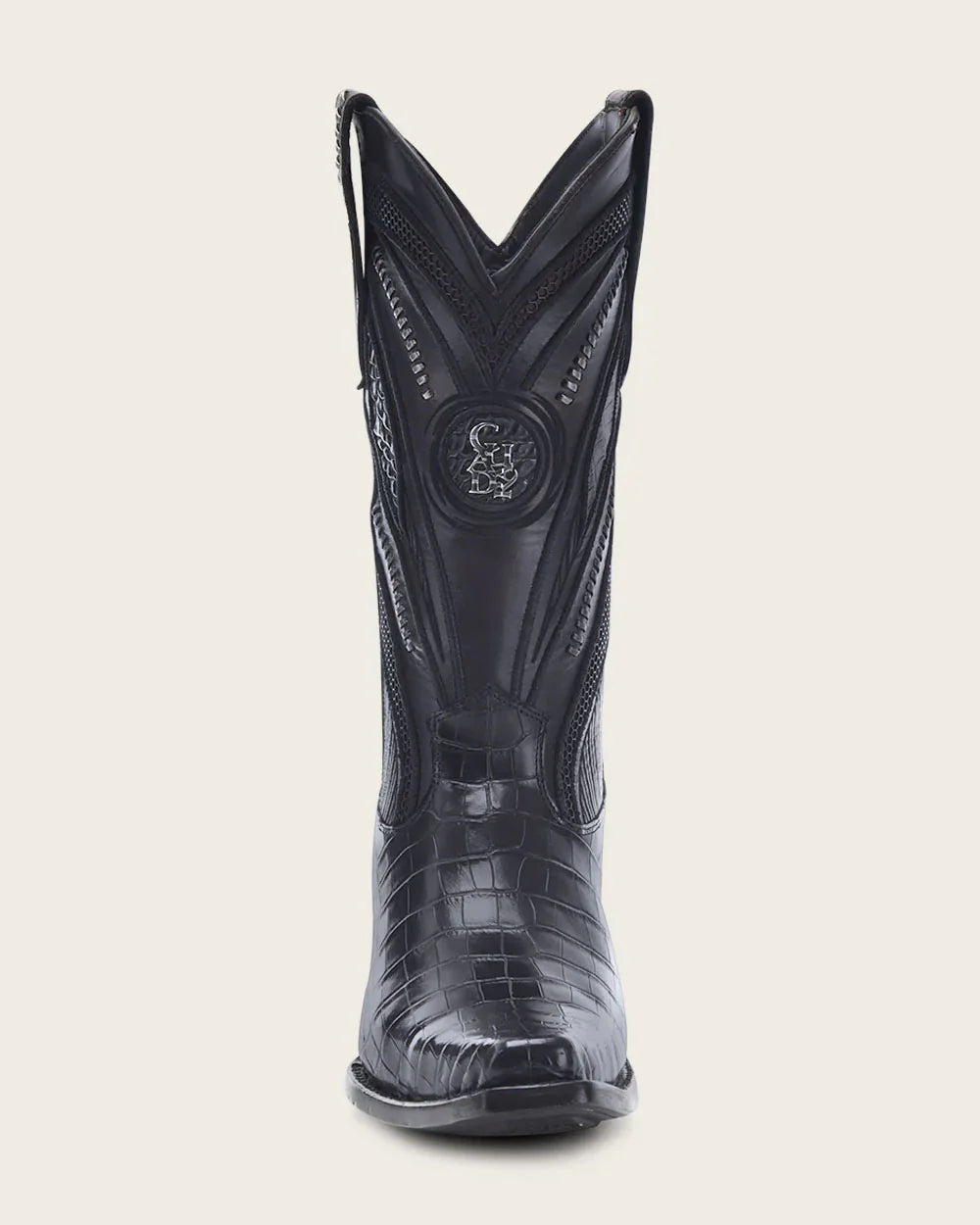 CUADRA IMPERIO BLACK EXOTIC BOOTS W/BELT