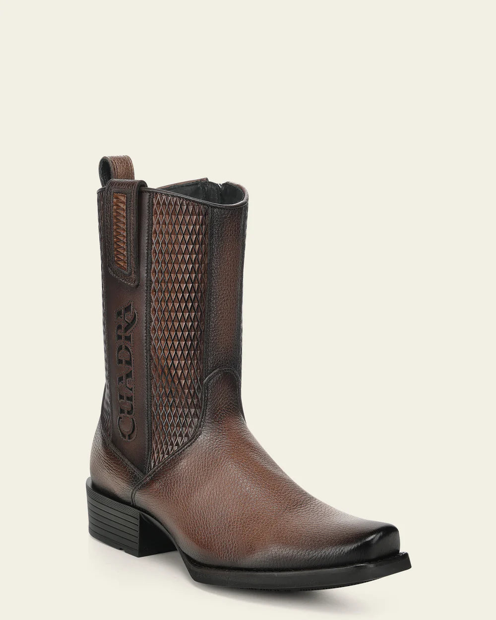 CC298 CUADRA URBAN HONEY BOOT IN GENUINE ITALIAN DEER LEATHER FOR MEN