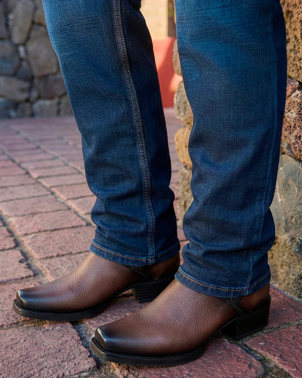 CC298 CUADRA URBAN HONEY BOOT IN GENUINE ITALIAN DEER LEATHER FOR MEN