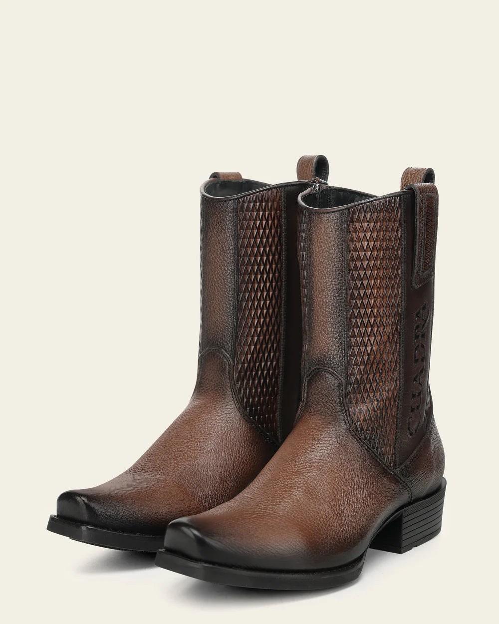 CC298 CUADRA URBAN HONEY BOOT IN GENUINE ITALIAN DEER LEATHER FOR MEN