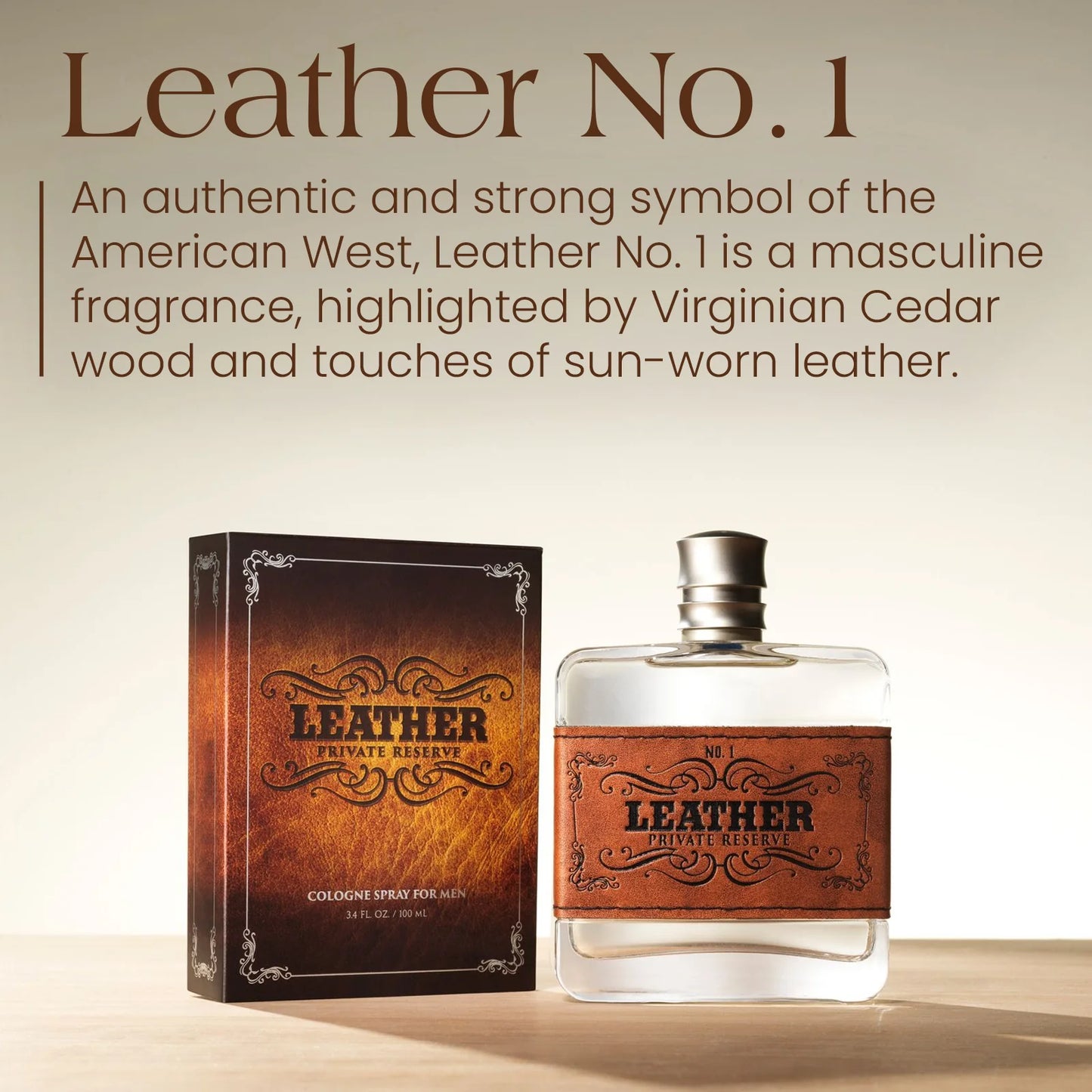 LEATHER 3.4-oz COLOGNE SPRAY 1
