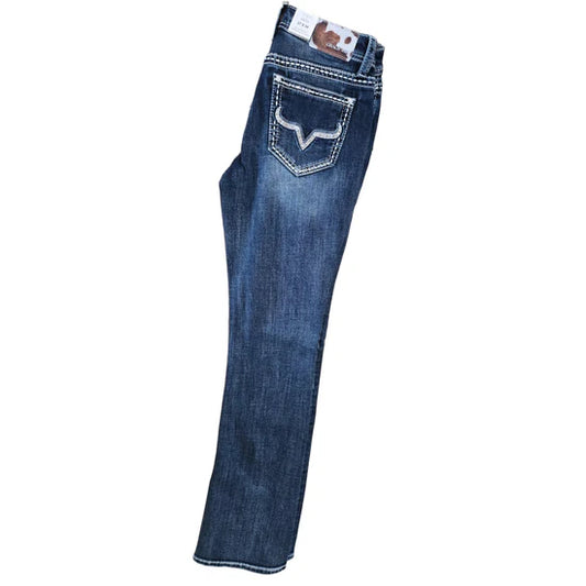 EB81814 GRACE IN LA WOMEN'S SIMPLE STITCH JEANS