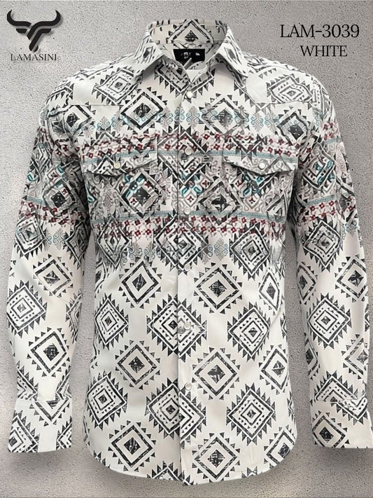 LAM3039 LONG-SLEEVED SHIRT WHITE