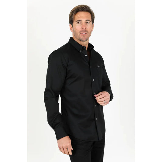CTL9258 MEN'S BLACK PLATINI WESTERN SHIRT
