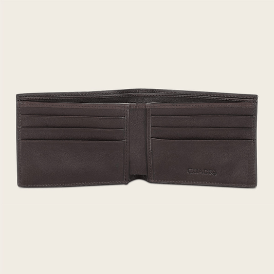 DU713 MEN'S GENUINE ALLIGATOR LEATHER WALLET CUADRA