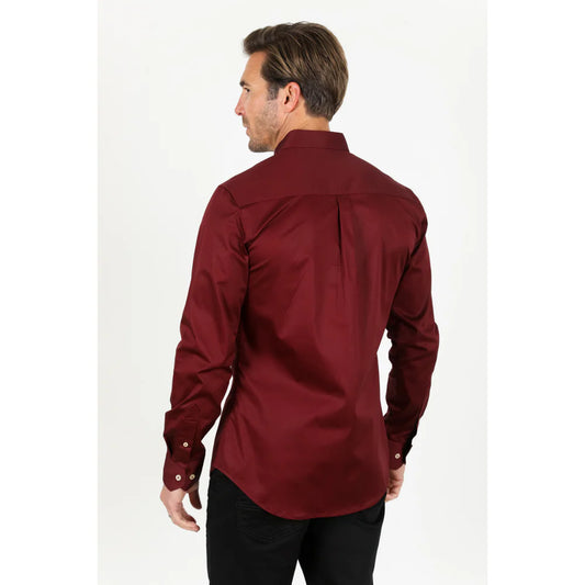 CTL9260 MENS MODERN FIT ALL PURPOSE BURGUNDY