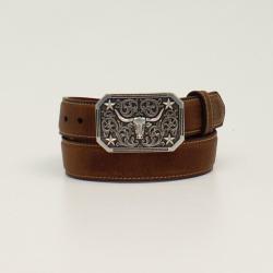 D120001202 3D BOYS LONGHORN BUCKLE BELT