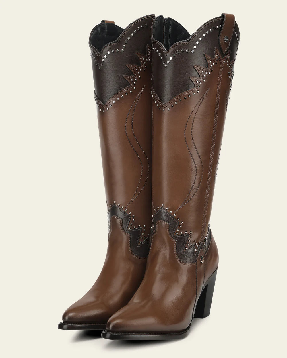 CC327 CUADRA TRADITIONAL HONEY BOOT IN GENUINE CALF LEATHER FOR WOMEN