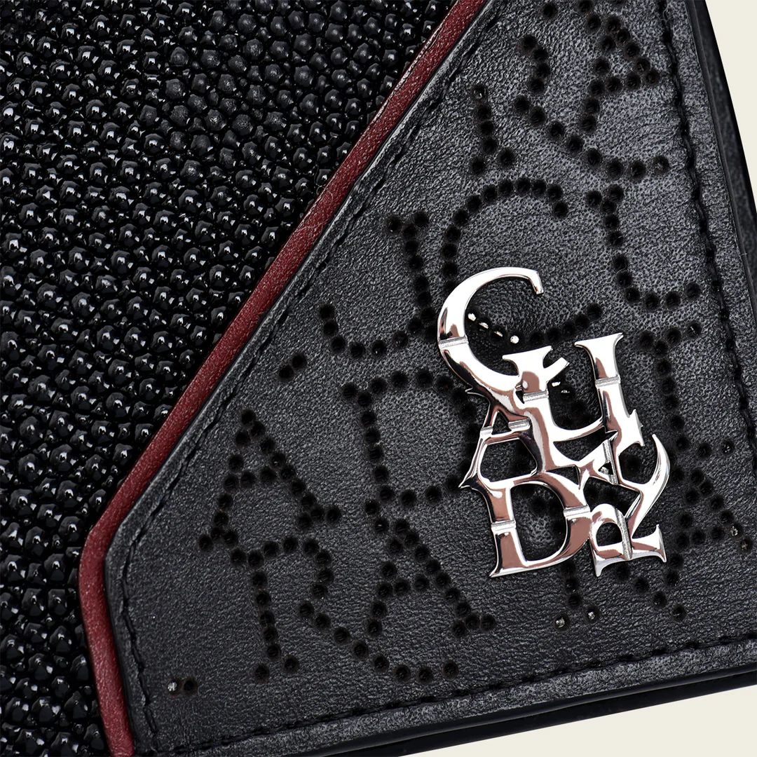 DU709 CUADRA WALLET STINGRAY BLACK