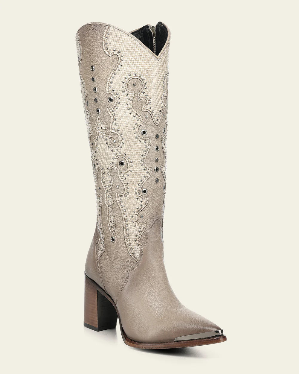 CC280 TRADITIONAL BEIGE BOOT IN GENUINE BOVINE LEATHER FOR WOMEN CUADRA
