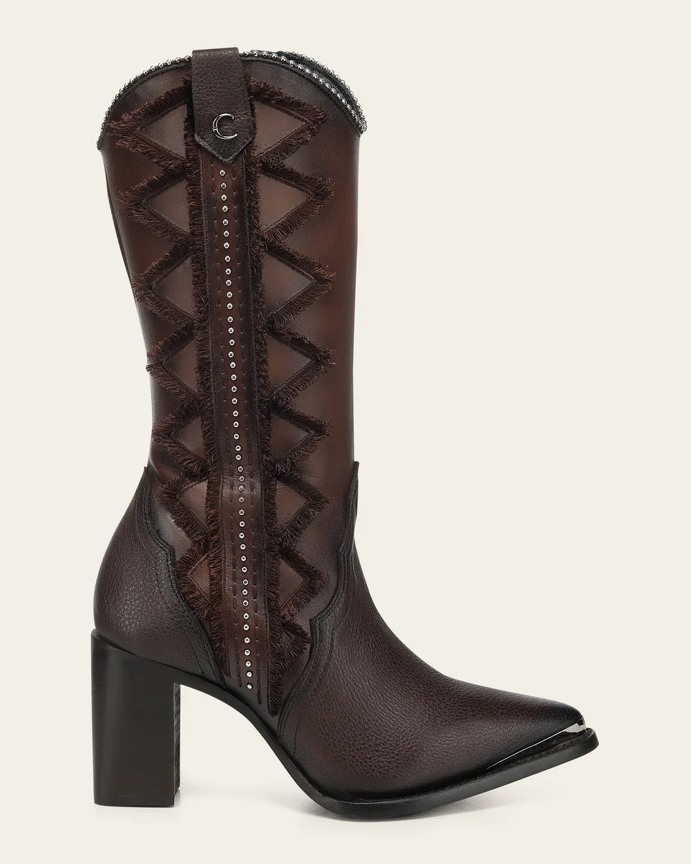 CC334 CUADRA AUSTRIAN COWHIDE BOOT BROWN ZIPPER