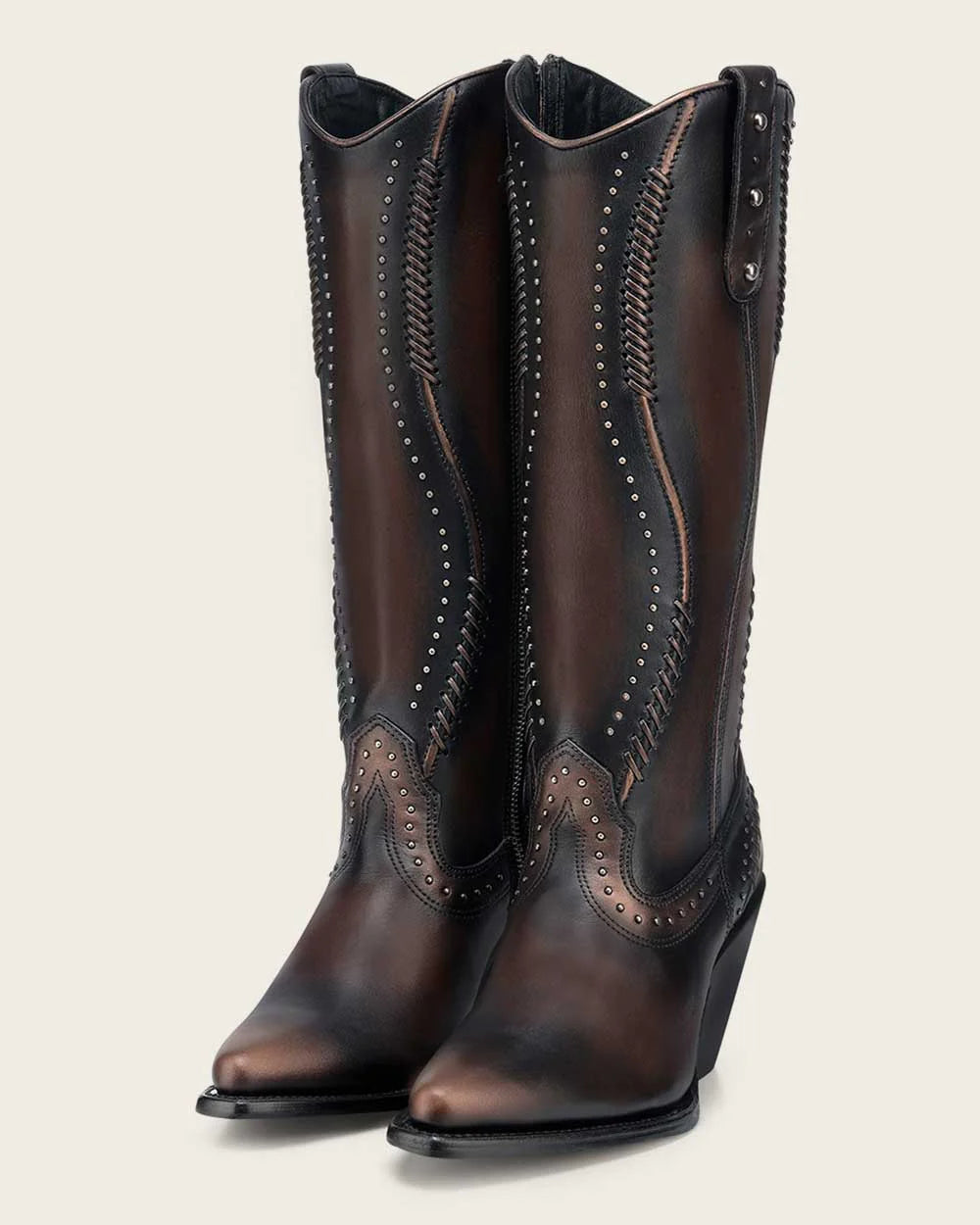 CC260 LUXURY DARK BROWN WOMWN'S CASUAL BOVINE LEATHER BOOT