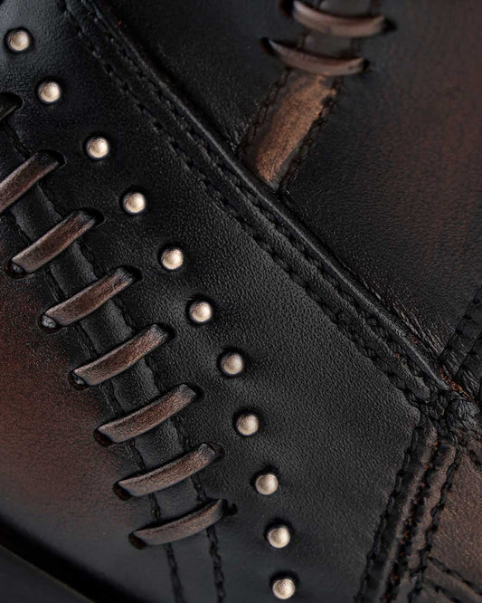 CC260 LUXURY DARK BROWN WOMWN'S CASUAL BOVINE LEATHER BOOT