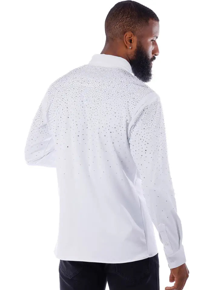 4B06 CHIC TONE LONG SLEEVE SHIRT WHITE