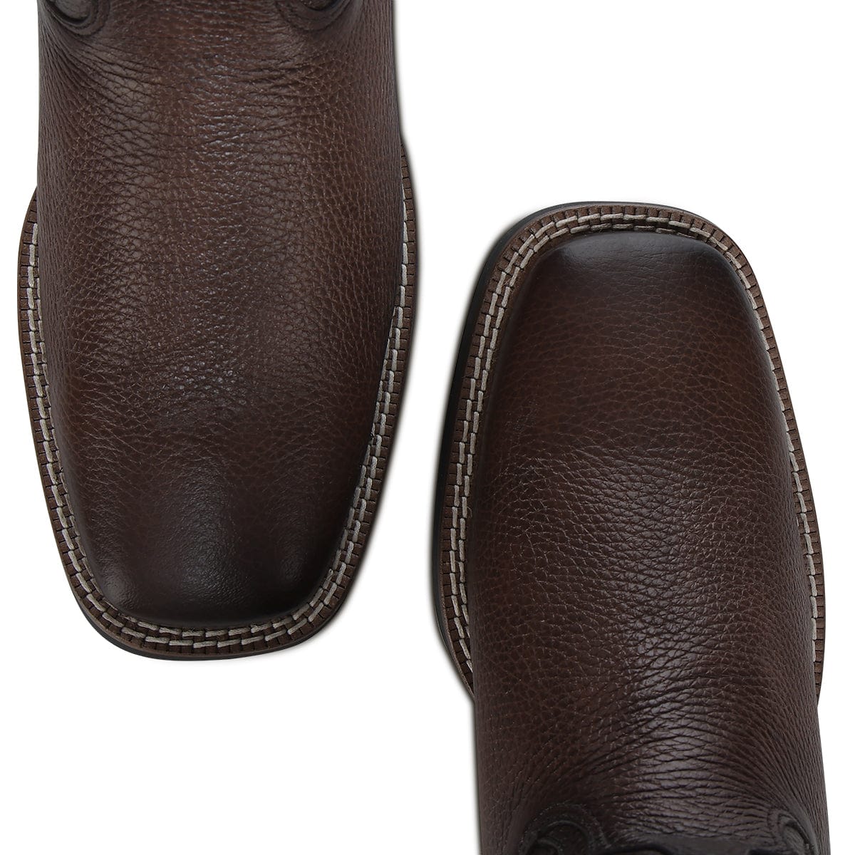 CC225 CUADRA MN DEER EMBROIDERY & STUDS SQUARE TOE COWBOY BOOT