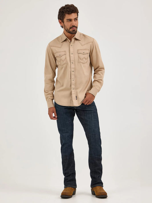 77MWZDX Men's Wrangler Retro Slim Fit Bootcut Jean