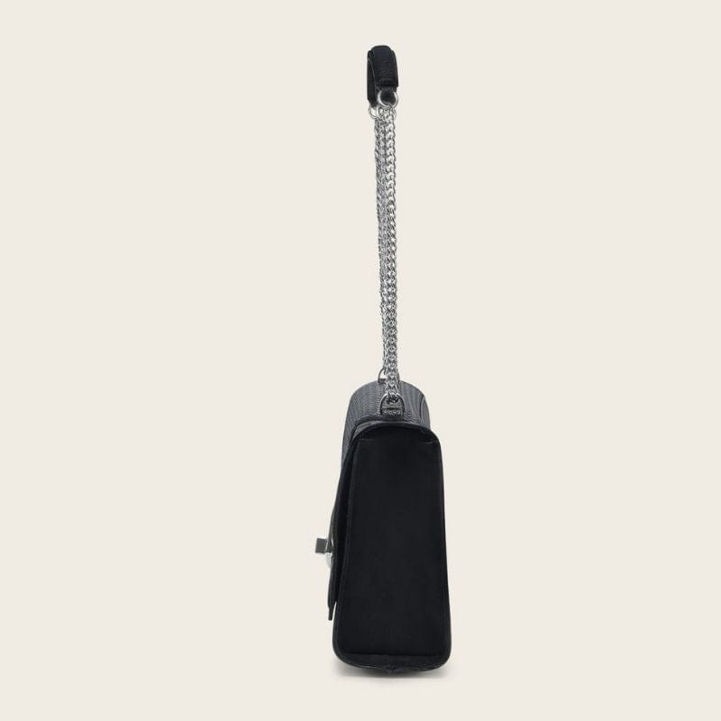 DU688 CUADRA LD BLACK STINGRAY EMBRODERY BAG