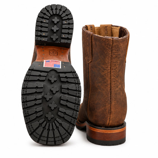 82TBM9940 ANKLE BOOT WIDE RAGE BROWN