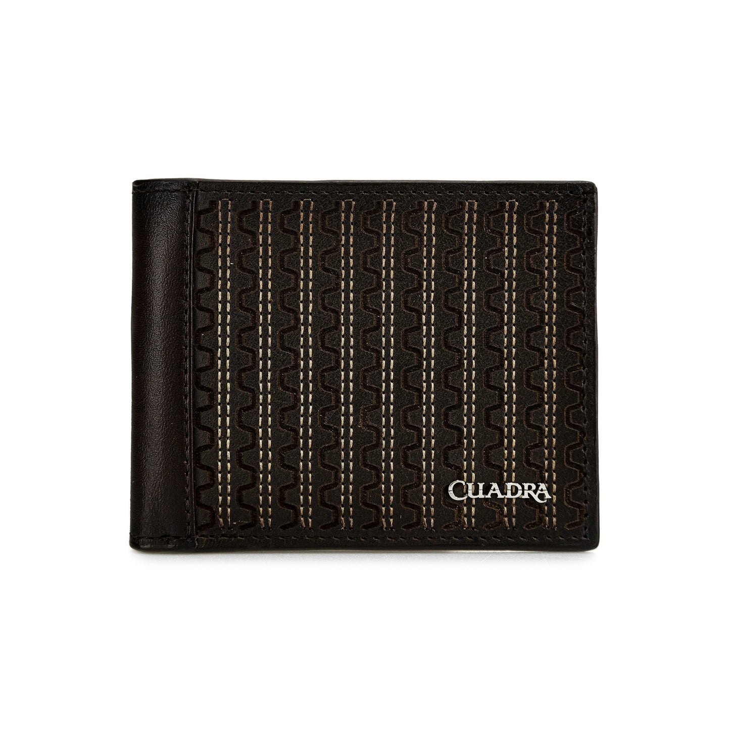 DU710 CUADRA OXFORD LASER & EMBROIDERY & STUDS WALLET