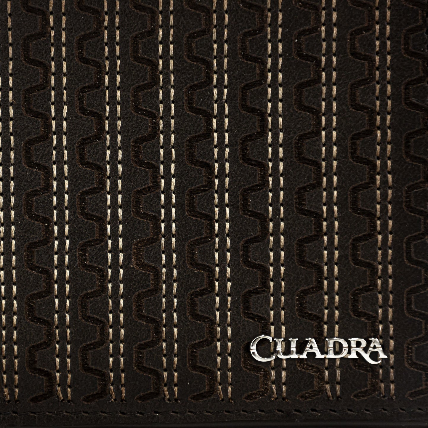 DU710 CUADRA OXFORD LASER & EMBROIDERY & STUDS WALLET