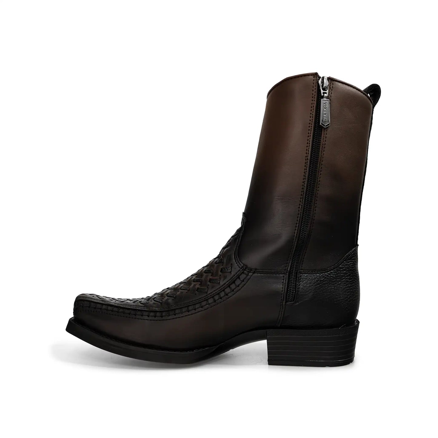 CC293 MEN'S URBAN BOOT IN GENUINE LEATHER CUADRA CHOCOLATE