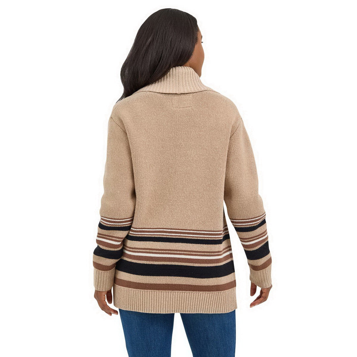 112367476 WRANGLER RETRO CARDIGAN BROWN
