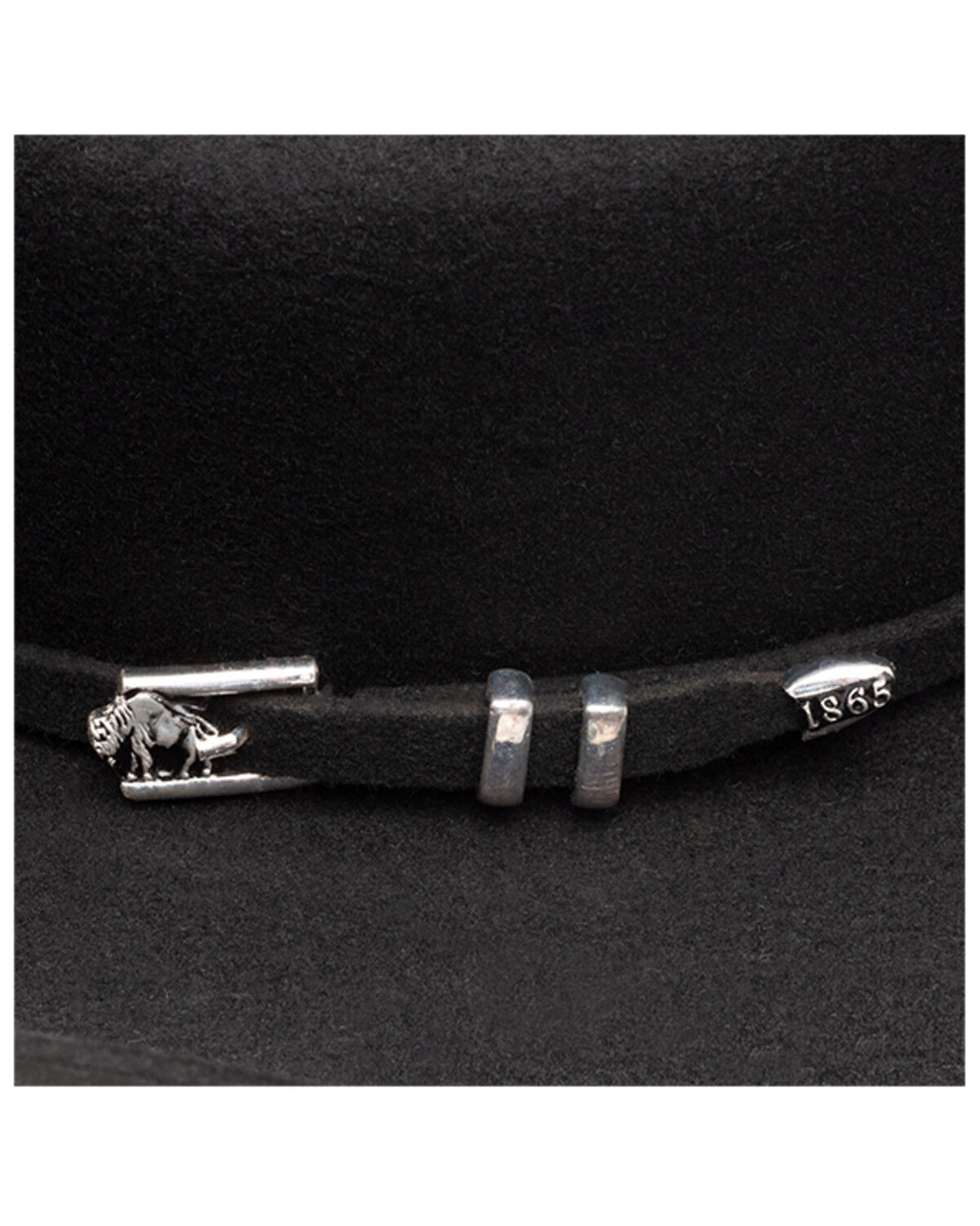 APACHE 4X STETSON BLACK FELT HAT