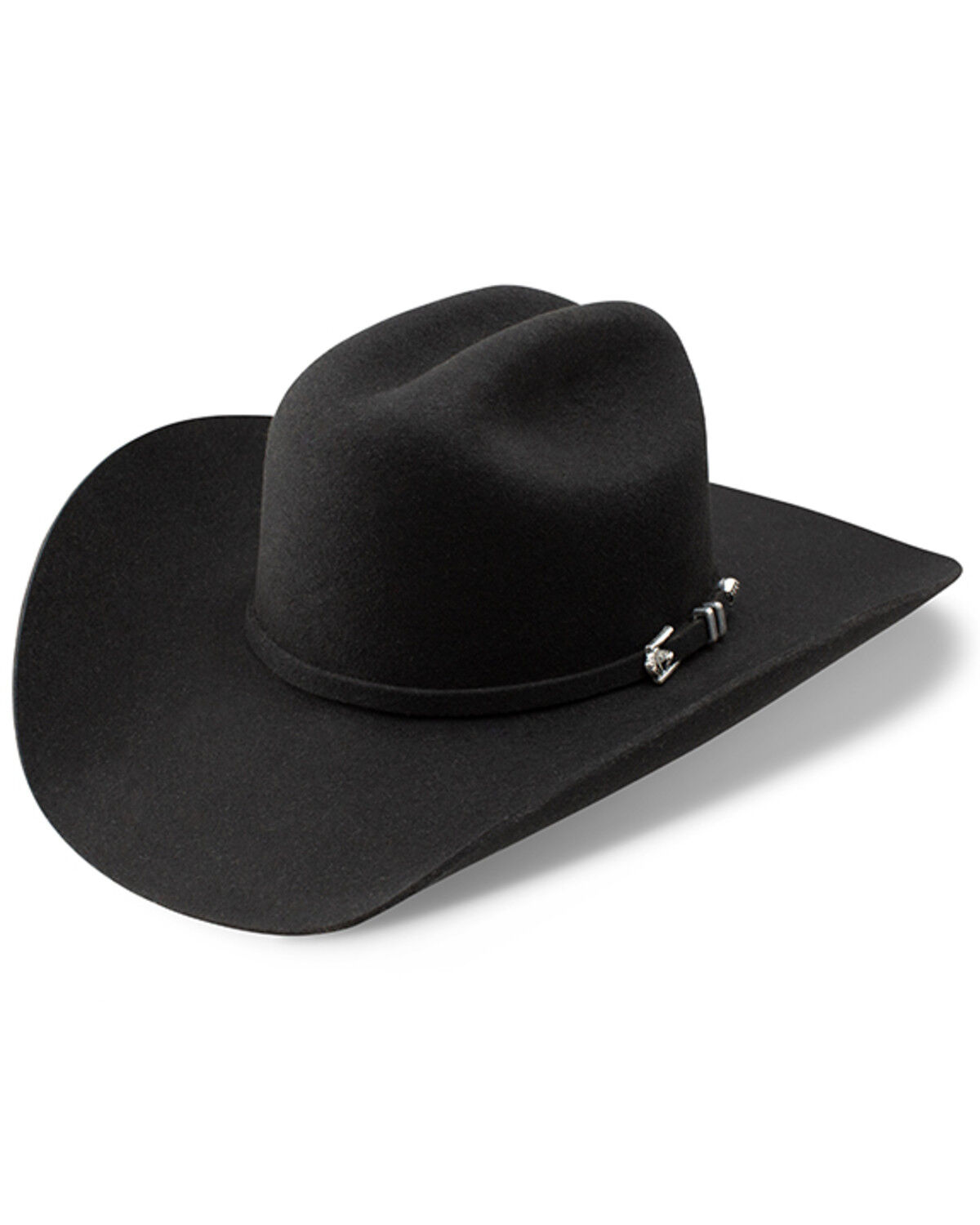 APACHE 4X STETSON BLACK FELT HAT