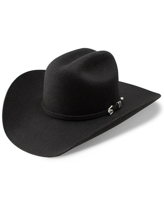 APACHE 4X STETSON BLACK FELT HAT