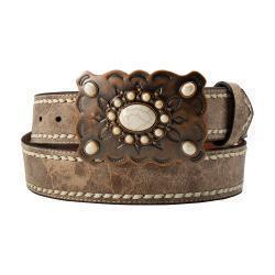 D1400110238 ANGEL RANCH LADIES BELT STEP LACE