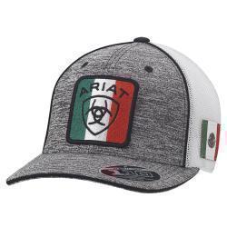 A300015106 ARIAT MENS CAP SNAP BACK FLEX FIT 110 GREY