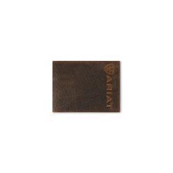 A3554502 ARIAT BIFLOLD WALLET BULL HIDE BROWN
