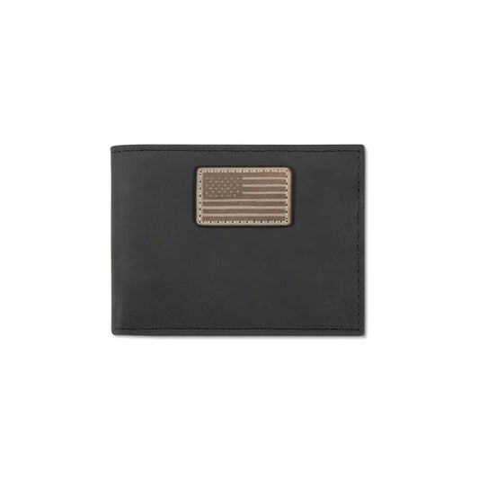 A3570401 ARIAT BIFOLD FLAG PATCH BLACK