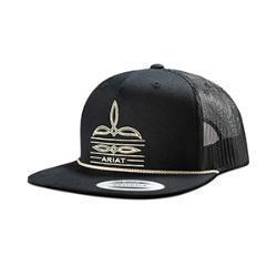 A300092201 ARIAT CAP TOE BUG BRIM ROPE BLACK