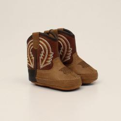 A442002602 ARIAT EVAN LIL STOMPERS INFANT BOOT BROWN