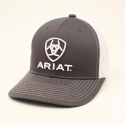 A300003206 ARIAT MENS CAP SHIELD GREY